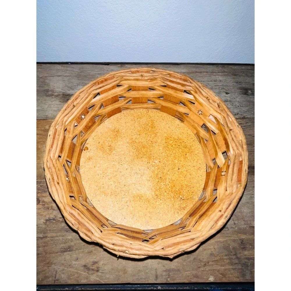 Vintage Pyrex Round Woven Basket With Handles For 2qt Casserole Dish 024-624-684